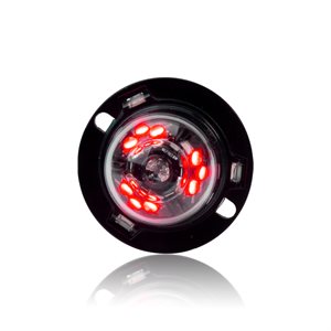 PROSIGNAL - HAL09 - 9 LED HIDE-A-WAY STROBE - RED