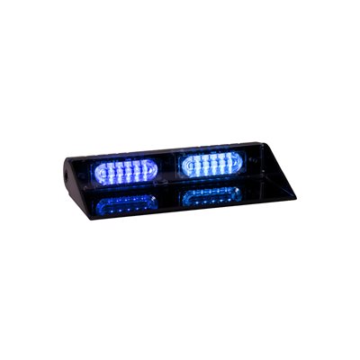 PROSIGNAL - MICROMAX - 8 LED SUCTION CUP / LIGHTER PLUG MOUNT - BLUE